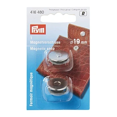 Obrázek Prym 416481 19 mm zlatý magnetický uzávěr, kov, zlato, jednotná velikost, 12