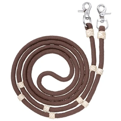 Obrázek Tough 1 Royal King Zügel für Wettkampf, geflochten, braun