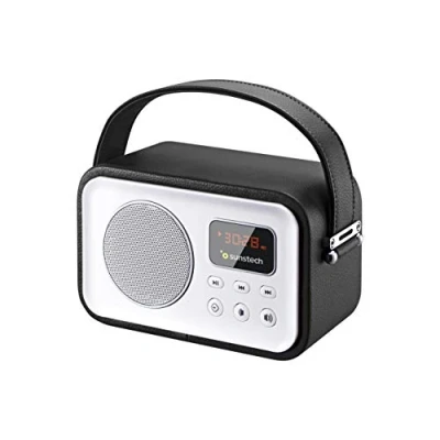 Obrázek Sunstech RPBT450BK Retro Bluetooth Radio schwarz
