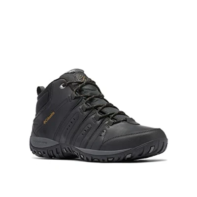 Obrázek Columbia Woodburn 2 Chukka Waterproof Omni Heat, Wasserdichte Schneestiefel, Black/Goldenrod,