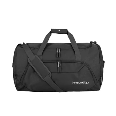 Obrázek travelite Cestovní taška, příruční zavazadlo, víkendy, kick off, lehká malá taška na dovolenou a sport, bazén, kliniku, černá, 60 cm