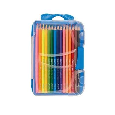 Obrázek Maped ergonomické trojhranné pastelky, barevné tužky COLOR&#039;PEPS SMART BOX x12 tužek + x3 fluo