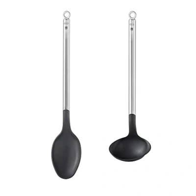 Obrázek RÖSLE Gourmet Set omáčka &quot;Basic Line&quot; 2dílná, černá 7 stříbrných