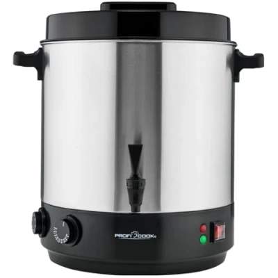 Obrázek ProfiCook® 2 v 1 automat na horké nápoje a zavařování nádrž 32l funkce udržování teploty časovač 2100 W 30 C 100 hrnec z ušlechtilé oceli dávkovač horkých nápojů s odtokovým