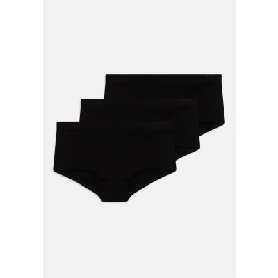 Obrázek Lindex Brief Hipster Solid 3 PACK Kalhotky pro děti, Velikost: 134/140, Black