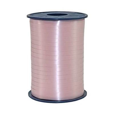 Obrázek C.E. PATTBERG Geschenkband zartrosa, 250 Meter Ringelband 10 mm zum Basteln, Dekorieren &amp; Verpacken von Geschenken zu jedem Anlass