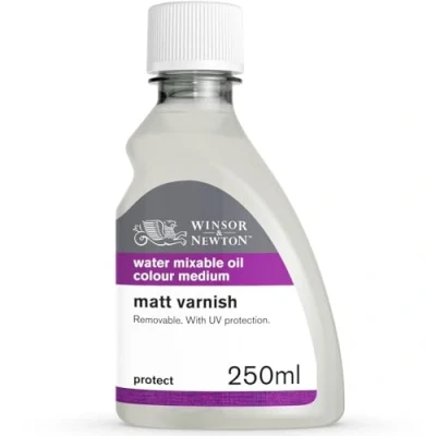 Obrázek Winsor &amp; Newton 3039724 Artisan olej lak pro vodou míchatelné olejové barvy Matt Firnis, 250ml láhev