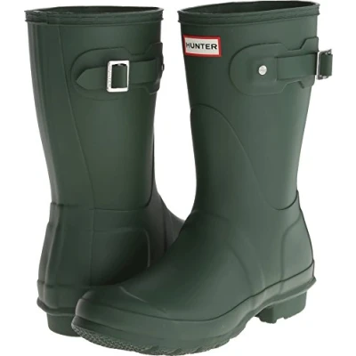 Obrázek Hunter Dámské Wellington Boots holínky, Zelená Green Hgr