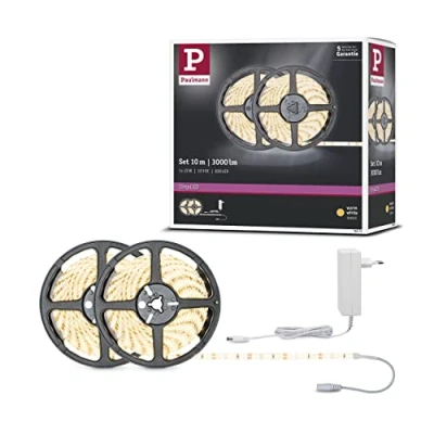 Obrázek Paulmann 78974 LED Stripe SimpLED Set 10 m pásek 22W světelný 3. 000 K teplá bílá světelná páska potažená