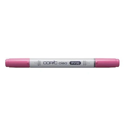 Obrázek COPIC Ciao Marker Typ RV 06, Cerise, univerzální popisovač layoutu, na bázi alkoholu, se středně širokým a jedním štětcovým hrotem