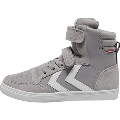 Obrázek Hummel Slimmer Stadil JR Vysoké tenisky pro děti, Velikost: 37, Grey boty