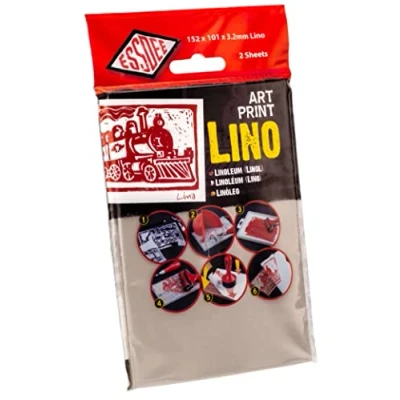 Obrázek Educational Arts Essdee Kunstdruck Bastelset zum Linoleum (152 x 101 3,2 mm Lino 2 Stück)
