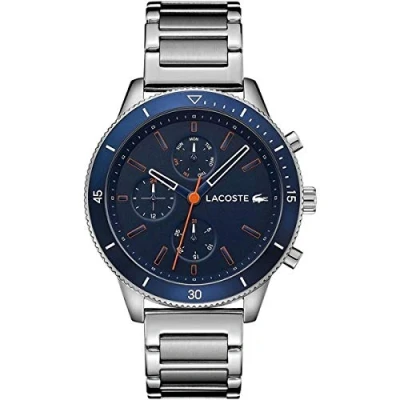Obrázek Lacoste Herren Multi Zifferblatt Quarz Uhr mit Edelstahlarmband 2010995