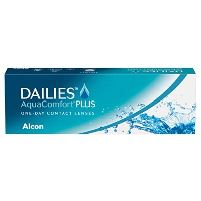 Obrázek Dailies AquaComfort Plus denní čočky měkké, 30 kusů, BC 8,7 mm, DIA 14,0 5,5 dioptrií