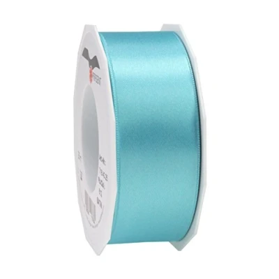 Obrázek PRÄSENT C.E. Pattberg Satin aquamarin, 25 m Satinband zum Einpacken von Geschenken, 40 mm Breite, Geschenkband Dekorieren &amp; Basteln, Dekoband, Anlass