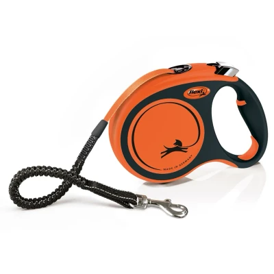 Obrázek Vodítko FLEXI Xtreme (L) pásek oranžové (5m, do 65kg)