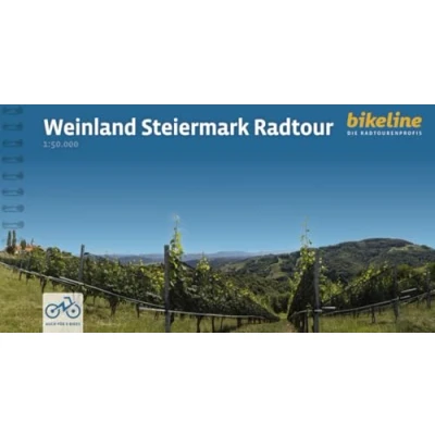 Obrázek Weinland Steiermark Radtour: 1:50.000, 400 km, GPS Tracks Download, LiveUpdate (Bikeline Radtourenbücher)