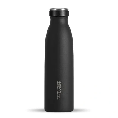 Obrázek 720DGREE Láhev na pití z ušlechtilé oceli &quot;milkyBottle&quot; 500 ml perfektní pro děti, neobsahuje BPA, zabezpečená proti vytečení, vhodná oxid uhličitý malá termoláhev perlivé perličky,