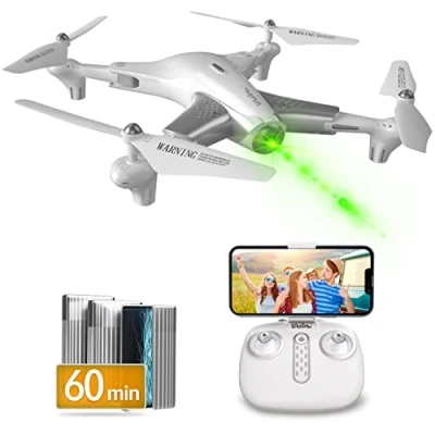 Obrázek Loolinn Dron s technologií optického polohování toku doba letu 60 minut / velmi stabilní let kvadrokoptéra drony kamerou HD pro děti jako dárek