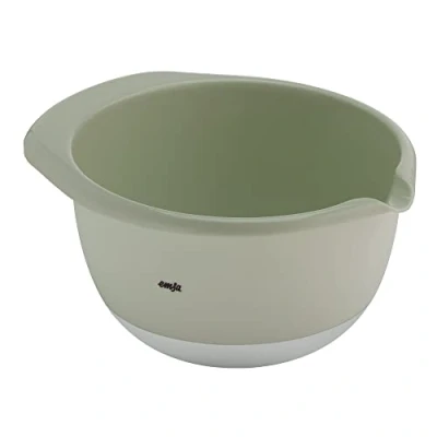 Obrázek Emsa Prep&amp;Bake mísa na míchání z plastu, 2,8 litru, protiskluzové dno, vylévací okraj a praktická rukojeť, stohovatelná, zelená, K3242834