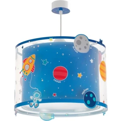 Obrázek Dalber dětská lampa závěsné svítidlo závěsná planety prostor 33 x 25 cm, modrá