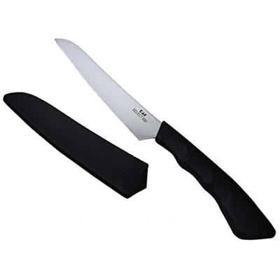 Obrázek KAI Select nůž na ovoce s plastovým pochvou a plastovou rukojetí nerezová ušlechtilá ocel SUS420J2 délka čepele 12 cm, celková 23,5 cm univerzální loupání