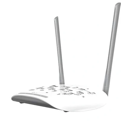 Obrázek TP Link TL WA801N WLAN přístupový bod 300 Mbit/s na 2,4 GHz (Client, Bridget, Universal/WDFS opakovač), 1X10/100 Mbps Ethernet, WPS, dvě pevné antény) bílý