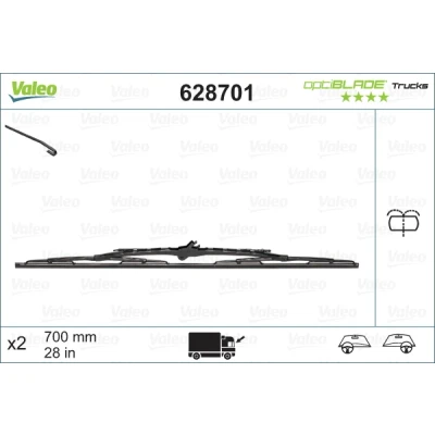 Obrázek List stěrače VALEO 628701
