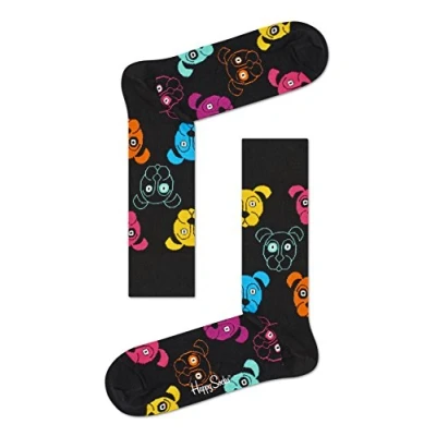 Obrázek Happy Socks Pánská psí ponožka, černá (Black 9001), velikost výrobce: 41 46,