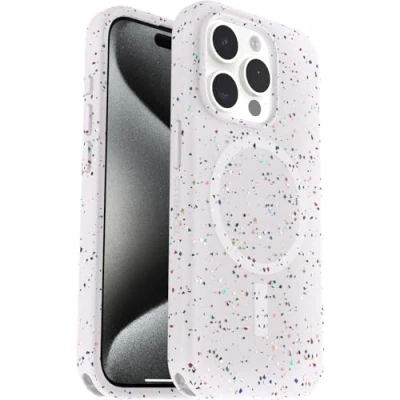 Obrázek OtterBox Pouzdro Core Series pro MagSafe iPhone 15 Pro, nárazuvzdorné, odolné proti pádu, ultra tenké, tenké ochranné pouzdro, 3X testováno podle vojenského standardu, bílé