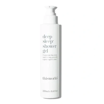 Obrázek This Works Deep Sleep Shower gel, 250 ml uklidňující sprchový gel s éterickými oleji levandule, heřmánku a vevertu bez sulfátů pro muže ženy