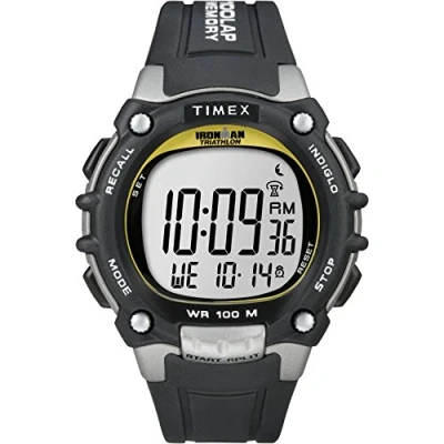 Obrázek Timex Ironman Men&#039;s Classic 44mm Digital Black Resin Strap Watch T5E231