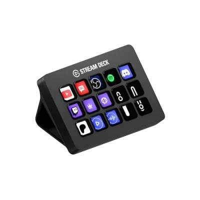 Obrázek Elgato Stream Deck MK.2 studiový ovladač, 15 makrotových kláves, spouštění akce v aplikacích a softwaru jako OBS, Twitch, YouTube další, pro Mac PC
