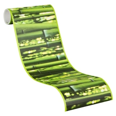 Obrázek A.S. Création Samolepicí bordura Stick Ups Borte Bambus fotorealistický wellness 5,00 m x 0,17 světle zelená Made in Germany 903617 9036 17