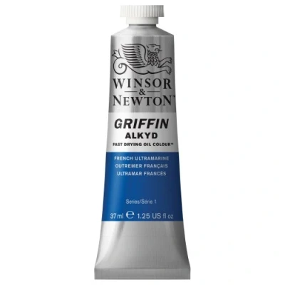 Obrázek Winsor &amp; Newton 1914115 Griffin Alkyd rychleschnoucí olejová barva 37ml tuba, vyrobená z vysoce kvalitních pigmentů, stálobarevná kadmiově červená, tmavý odstín