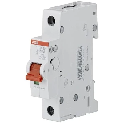 Obrázek ABB SD201 odpojovač 1P pólový 40A 60 V dc, 253V ac Pro M Compact spínací spínač