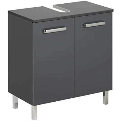 Obrázek Pelipal skříňka pod umyvadlo Quickset 311 v antracitové barvě, šířka 60 cm bez umyvadla se 2 dvířky