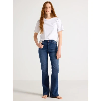 Obrázek Lindex Trousers MIRA Džíny Bootcut, Ženy, Velikost: 50, Denim blue
