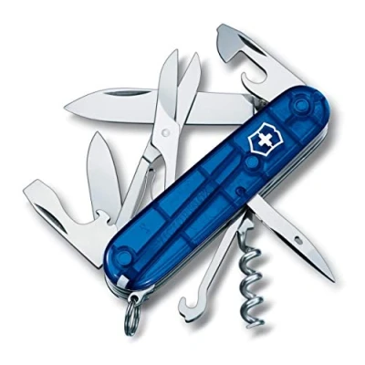 Obrázek Victorinox Švýcarský kapesní nůž, Climber, Multitool, Swiss Army Knife se 14 funkcemi, čepel, vývrtka, otvírák na konzervy