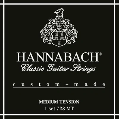Obrázek Hannabach Struny na klasickou kytaru Série 728 Medium Tension Custom Made Sada 728MT