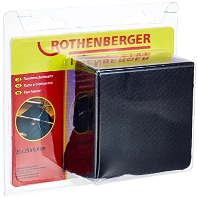 Obrázek ROTHENBERGER Industrial Flammenschutzmatte 250x250mm schwarz 031051E