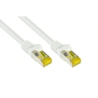 Obrázek Good Connections RJ45 Ethernet LAN propojovací kabel s Cat. 7 surový a ochrana nosní dutiny RNS, S/FTP, PiMF, bez halogenů, 500 MHz, OFC, 10 gigabitů (10/100/1000/10000 Base T sítě)
