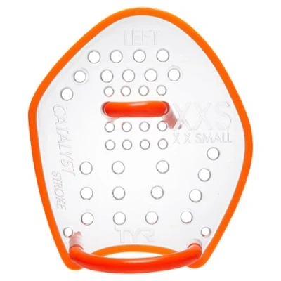 Obrázek TYR Other Catalyst Stroke Training Paddles (XXS) Sporting Goods, Fluorescent Orange, 2XS