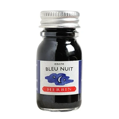 Obrázek J.Herbin Inkoustový flakon 11519T do plniva, 10 ml noční modrá