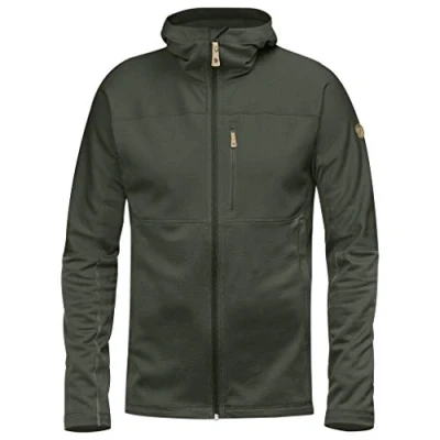 Obrázek FJALLRAVEN Herren Abisko Trail Fleece M Jacke, Tiefer Wald, XXL EU