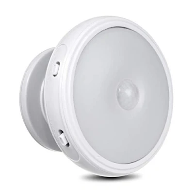 Obrázek Maclean LED lampa MCE223 s pohybovým senzorem, senzor stmívání, noční světlo, provoz na baterie, PIR, auto On/Off o 360 otočná magnetická patka (5 x + 6 podsvícení)
