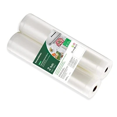 Obrázek Bonsenkitchen vakuové role 2 20 x 600 cm vakuovací fólie profesionální pytle pro vakuovače a potravinářské zařízení, vhodné k vaření mrazicí vak na Sous Vide, bez BPA,