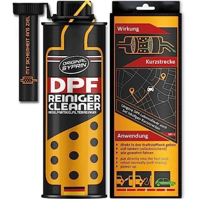 Obrázek Originální SYPRIN DPF filtr pevných částic čistič I přísada k čištění Diesel Cleaner &amp; ochrana 300 ml