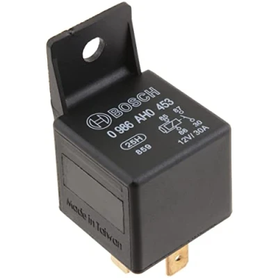 Obrázek Bosch 0986AH0453 Mini Relais 12V 20A, IP5K4, Betriebstemperatur von 40 C bis 85 C, Schließer Relais, 4 Pins