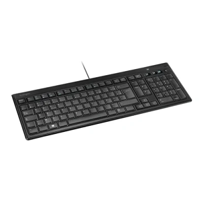 Obrázek Kensington K72357FR Advance Fit ultra plochá kabelová klávesnice AZERTY černá